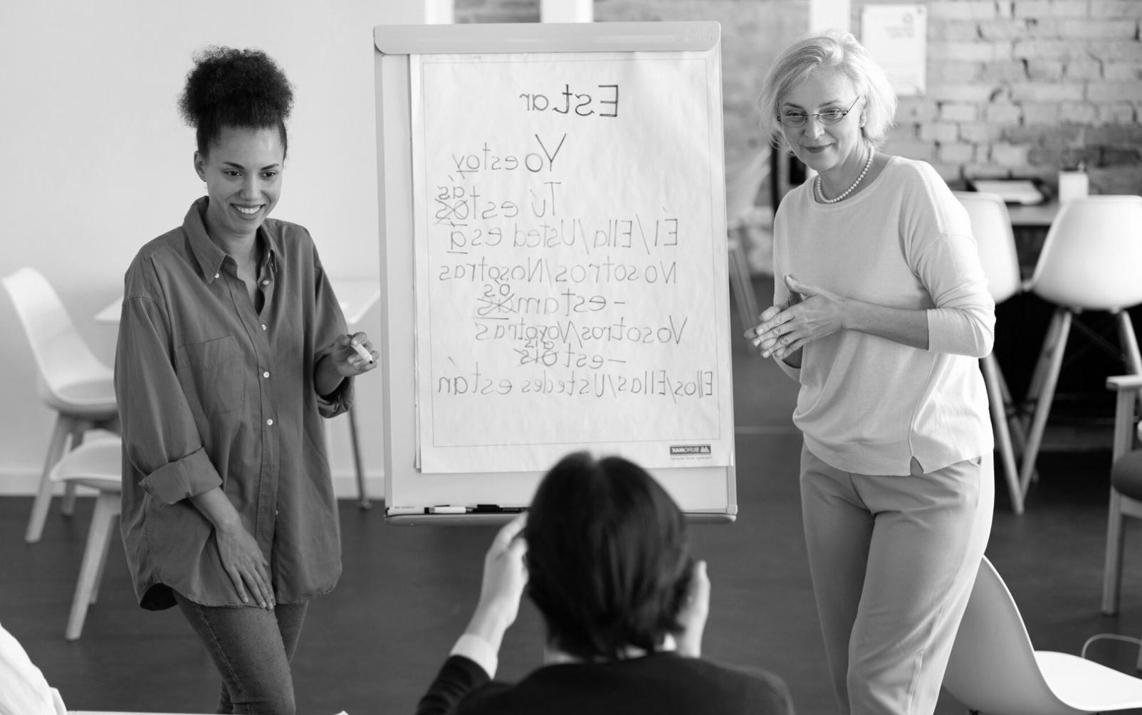 Session de coaching individuelle dans un cadre calme